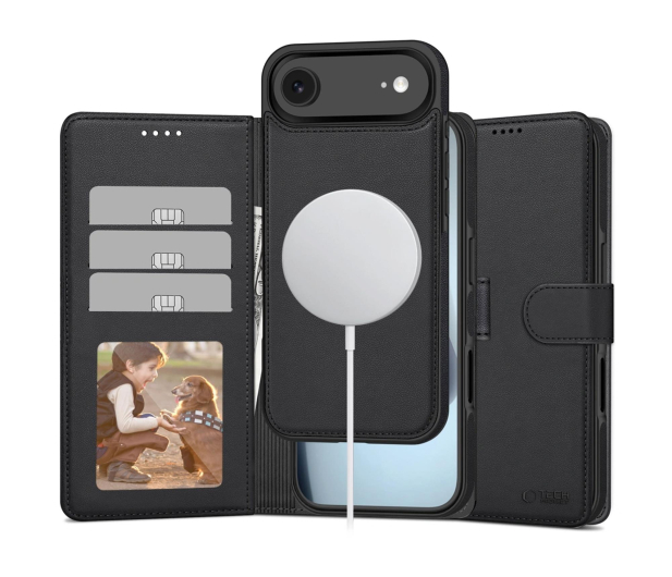Tech-Protect Wallet Magsafe do Iphone 17 Air Matte Black - 1359722 - zdjęcie